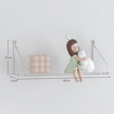 BenF Home 무타공 선반 투명 물결 거실 주방 팬트리 화장실 욕실 붙이는 받침대 지지대 벽걸이 진열 다용도 못없이 모던 인테리어