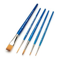 Winsor & Newton Cotman 수채화 브러쉬 펜 나일론 팁 라운드, 1개