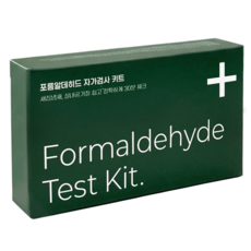 포름알데히드 자가검사 키트 실내공기질 측정 새차 새집증후군 셀프 테스트, 1개