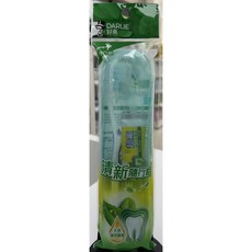 DARLIE 好來【牙膏牙刷旅行組】清新隨行組(超氟強化琺瑯質牙膏50g 彈力按摩牙刷), 1個, 1組, 50g