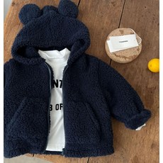 아동 키즈 털잠바 겨울 자켓 패딩 후리스 겨울점퍼 겨울잠바 키즈겨울자켓, 130cm, 네이비블루