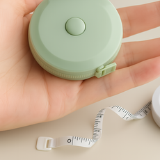 원터치 피팅 휴대용 피팅 줄자 미니 1.5m, 1개