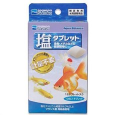 Suisaku 水作 金魚鹽錠 12顆/盒 鹽片 鹽碇 粗鹽 礦物鹽, 1個
