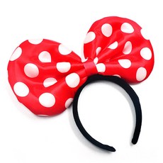 끈이스토어 머리띠 왕도트 대 레드 파티장식 꾸미기소품