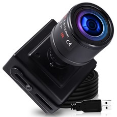 ELP 소니 IMX323 센서 저조도 미니 USB 카메라 마이크 수동 줌 2.8-12mm 렌즈 H.264 0.01LUX UVC USB2.0 비디오 웹캠 홈 감시 PC 노트북