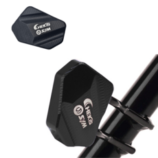 CHEKIS SYM 크루심 조이맥스 보이저 보조스탠드클립 날개형스탠드 SYM로고각인, 1개, 블랙