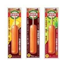 의성마늘프랑크 70g 3종 24개 기획 오리지날 8개+녹찐치즈 8개+매콤땡초 8개, 의성마늘프랑크 70g, 3종 24개 기획 오리지날 8개