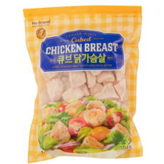 노브랜드 냉동 큐브 닭가슴살 1000g, 1kg, 1개
