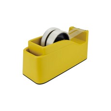 力大ABEL膠帶台 大型膠帶台 TD2000澄穩 輕快切專利膠台 辦公室 學校文具, 芥黃