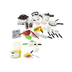 어린이 요리 가사놀이 부엌장난감 62p 주방장난감 아기교구 완구