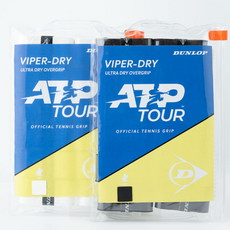 던롭 ATP 바이퍼 드라이 오버그립 12개입, 1개, 블랙