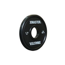 엑스마스터 경량 원판 덤벨 원판 바벨 중량 훈련 크롬원판 홈트 원판, 3. 고무 1.25 (한 쌍)
