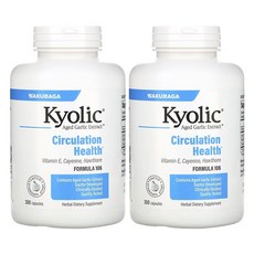 쿄릭 숙성 마늘 추출물 순환 포뮬러 106 300 캡슐, 2개, 300정