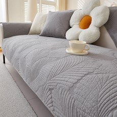 모던 순면 부드러운 미끄럼 방지 사계절 소파 패드