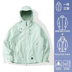 三合一羽絨衝鋒衣 新款防水登山服外套