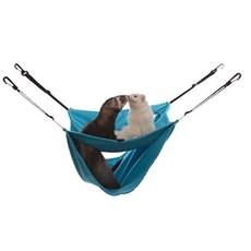 Marshall Deluxe Leisure Lounge for Ferrets – Soft Synthetic Lamb’s Wool Hammock – Spacious and Co