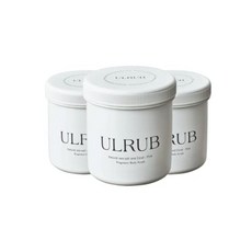 일본직구 ULRUB 우루라브 바디스크럽 460g 대용량 각질제거, 3개