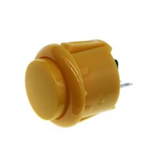 아케이드 푸시 버튼 PC 클릭 사운드 30MM DIY USB 게임 스위치 스타일 24MM 교체, yellow 24mm
