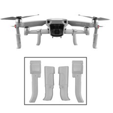 DJI Mavic Air 2 Air 2S 랜딩기어 높이 확장 스키드 접이식 착륙 다리 하부 보호 악세서리, 1개, (에어2) 스키드(그레이)