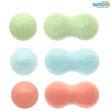 [WADO] 와두 마사지볼 부위자극 땅콩 마사지롤러 고밀도, 피넛볼, 1단계/릴리그린, 1개, 피넛볼 1단계/릴리그린