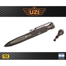UZI 戰術筆 防身筆 鋁合金筆身 附玻璃擊碎器 手銬鑰匙, 1個