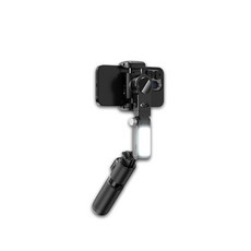 HONG JIN 宏晉 Q19多功能自拍穩定器 鋁合金伸縮 智慧雲台 藍牙遙控器 AI智慧追蹤 360度雲台 美顏補光 直播拍攝 必備神器, 1個, Q19