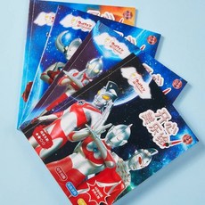 臺灣出貨 簡筆畵大全 奧特曼 畫畫本 塗色本 兒童塗鴉畫本 全套寶寶填色本 玩具書, 奧特曼塗色全套4本【無畫筆】