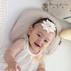 [몽슈레] 베베룬 달님베개 신생아 태열관리 쿨메쉬 짱구배게(속통1개+커버2장), 1개