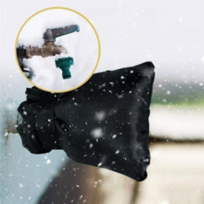 리녹 수도꼭지 동파방지 커버 중형 겨울용 방수 보온커버 수도관 동결방지 패드, 1개