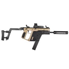 UB 수정탄 연사 듀얼 모드 전동건 5종 젤탄 자동 조준경 소음기 서바이벌, Vector, 샌드, 1개