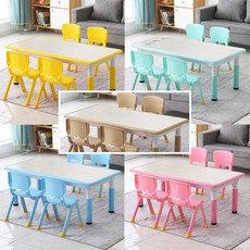 학습용 접이식 책상과 의자 세트 가정용 학생 공부 데스크 자습실 몰입형 독서실 스타일 디자인, 120x60 목재 1테이블 4고정의자