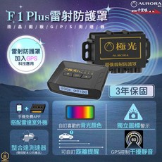 AURORA 極光F1雷射防護罩 液晶面板GPS雷達測速防護, 自訂喜歡的背光顏色, 1個