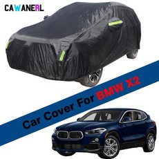 승용차커버 X2 2017 용 방수 자동차 커버 SUV 여름 차양 자외선 방지 겨울 비