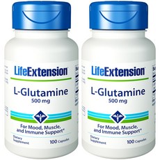 LIFE EXTENSION 蛋白質保健膠囊 500mg, 100顆, 2個
