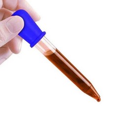 마따마켓 유치원 어항 물감놀이 미니 플라스틱 눈금 스포이드 5ml 과학 실험 수업용 색랜덤, 2개