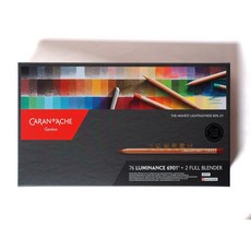 Caran d'Ache LUMINANCE 6901 專家級油性色鉛筆 76色 頂級耐光性 80% LFI ASTM 標準, 詳見包裝