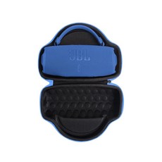 InDomit JBL Charge 6 휴대용 방수 블루투스 스피커와 호환되는 하드 보호 여행용 케이스(블루&블랙 케이스만 해당), InDomit JBL Charge 6 휴대용 방수 블루