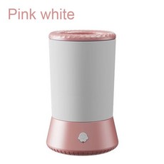 애완동물 발 세척기 먼지 제거 털 편안한 자동 강아지 USB 충전식 브러쉬, Pink-White