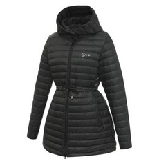 디즈니골프 여성 허리리본 후드 퀼팅 패딩 점퍼( SN3LJP002)_US