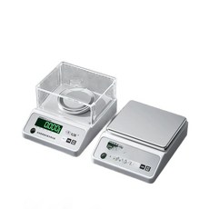 정밀전자저울 0.001g 초정밀 정밀 베이킹 계량 보석 원형 1000g 0.01g, 원형 600g 0.01g
