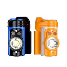 코만도 헤드랜턴 2개 우벤 H3 LED랜턴 캠핑 등산 낚시 해루질 백패킹 미니 후레쉬, 블루+오렌지, 1개