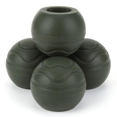 4Pcs 야외 의자 다리 팁 볼 캡 안티 슬립 의자 다리 보호대 Helinox 의자 용 충격 흡수 문 의자 발 커버, 01 CHINA, 03 Dark Green