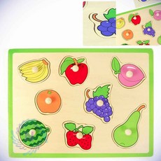 비가 꼭지퍼즐 과일 유아놀이교구 유아퍼즐놀이