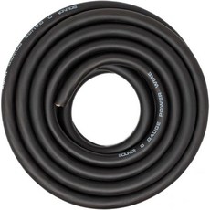 SoundBox 0 게이지 블랙 앰프 파워/접지선 1/0 Ga Amp 케이블 25피트