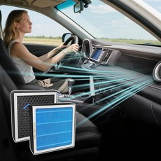 MASHA 토요타 툰드라 4러너 세쿼이아 시에나 하이랜더 캠리 코롤라 RAV4 프리우스용 HEPA 캐빈 에어 필터 활성탄 교체 필터 포함 129980, 7.8" x 8.6" x 1.1"