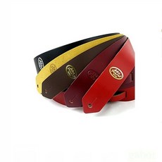 John Pearse 真皮吉他背帶 Skinny系列 5色可選, 1個, 正紅色