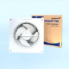 DoriDori 자동 풍압셔터식 환풍기 DWV-20DRWS, 1개입, 1개