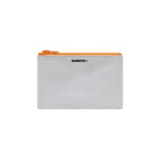 카네이테이 KANEITEI 클러치백 가방 TIGER FLAT POUCH 오렌지 ZIP S (그레이 ) UPCYCLED