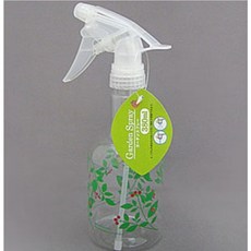 園藝噴霧瓶 380ml 透明花紋噴罐 居家植栽澆水工具, 1個