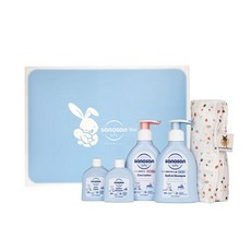 Sanosan 珊諾 baby re:mind 嬰兒包巾洗沐禮盒, 1個